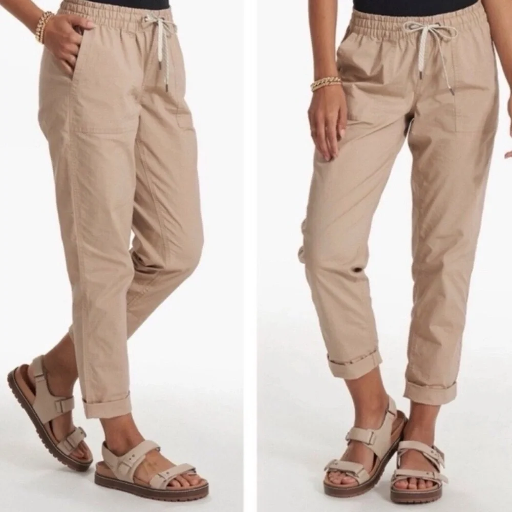 Vuori Vintage Ripstop Pants in Coconut Womens Large - Picture 2 of 11